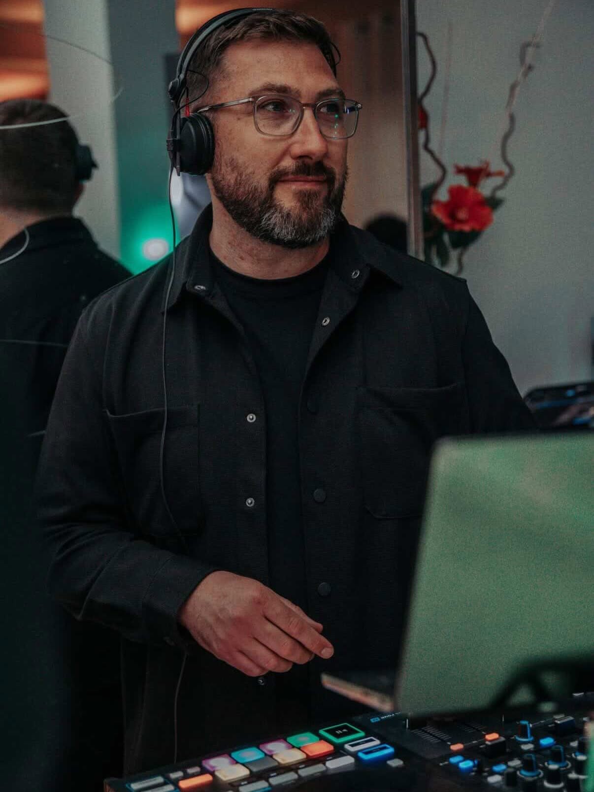 Nicolas Haas aux platines, DJ AS Event